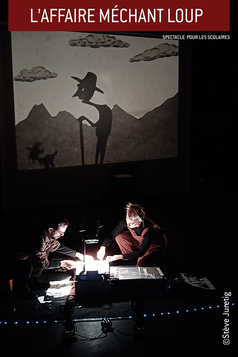 Spectacle scolaire Affaire du Méchant Loup Le SkenetEau